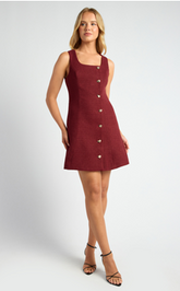 THE EMERY BUTTON FRONT MINI